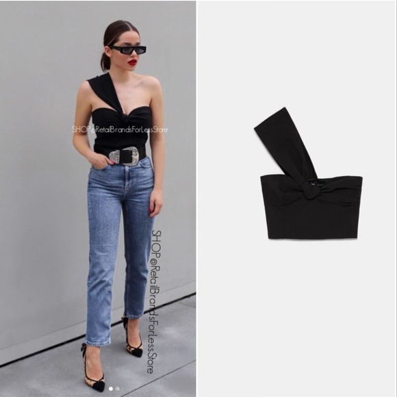 Zara | Tops | Zara Black Fully Lined 